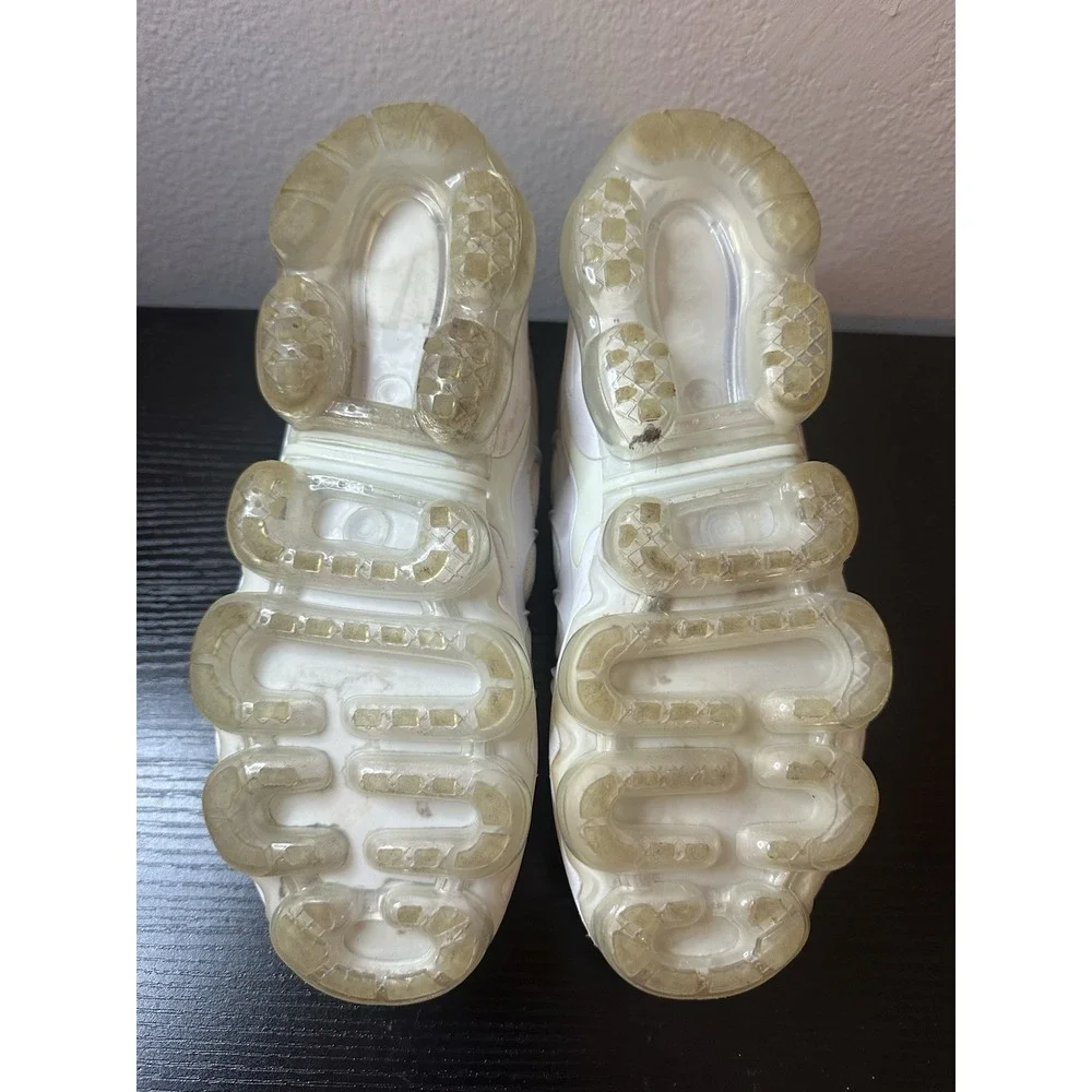 Vapormax Plus Triple White Pure Platinum Women's Size US 8 shoes sneakers